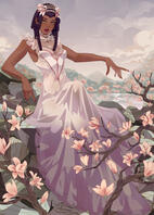 Full body + complex background