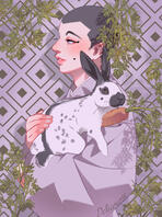 half body + background